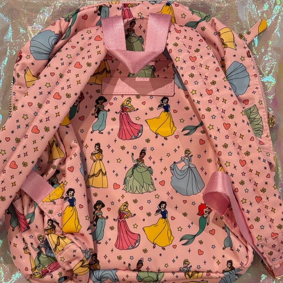Stoney Clover Lane Pink Disney Princess Pattern Backpack-NWOT-Firm price - Picture 2 of 5
